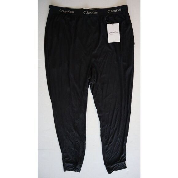 Calvin Klein NM2235001 Men's Sz Large Black Ultra-Soft Modern Lounge Joggers - Picture 1 of 10